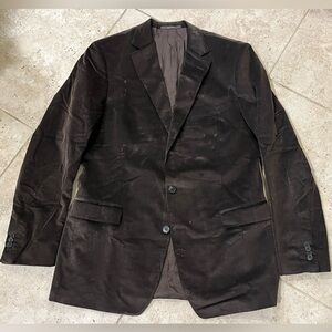 Ermenegildo Zegna Z ZEGNA Brown Corduroy Blazer Sport Coat Jacket 44L EUC Cotton